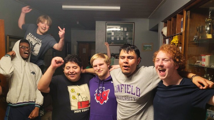 brotherhood week spring 2025 featured; four new brothers celebrate a successful first semester Brothers Purple, Loki, Sir Picante and Who? celebrate a successful first semester